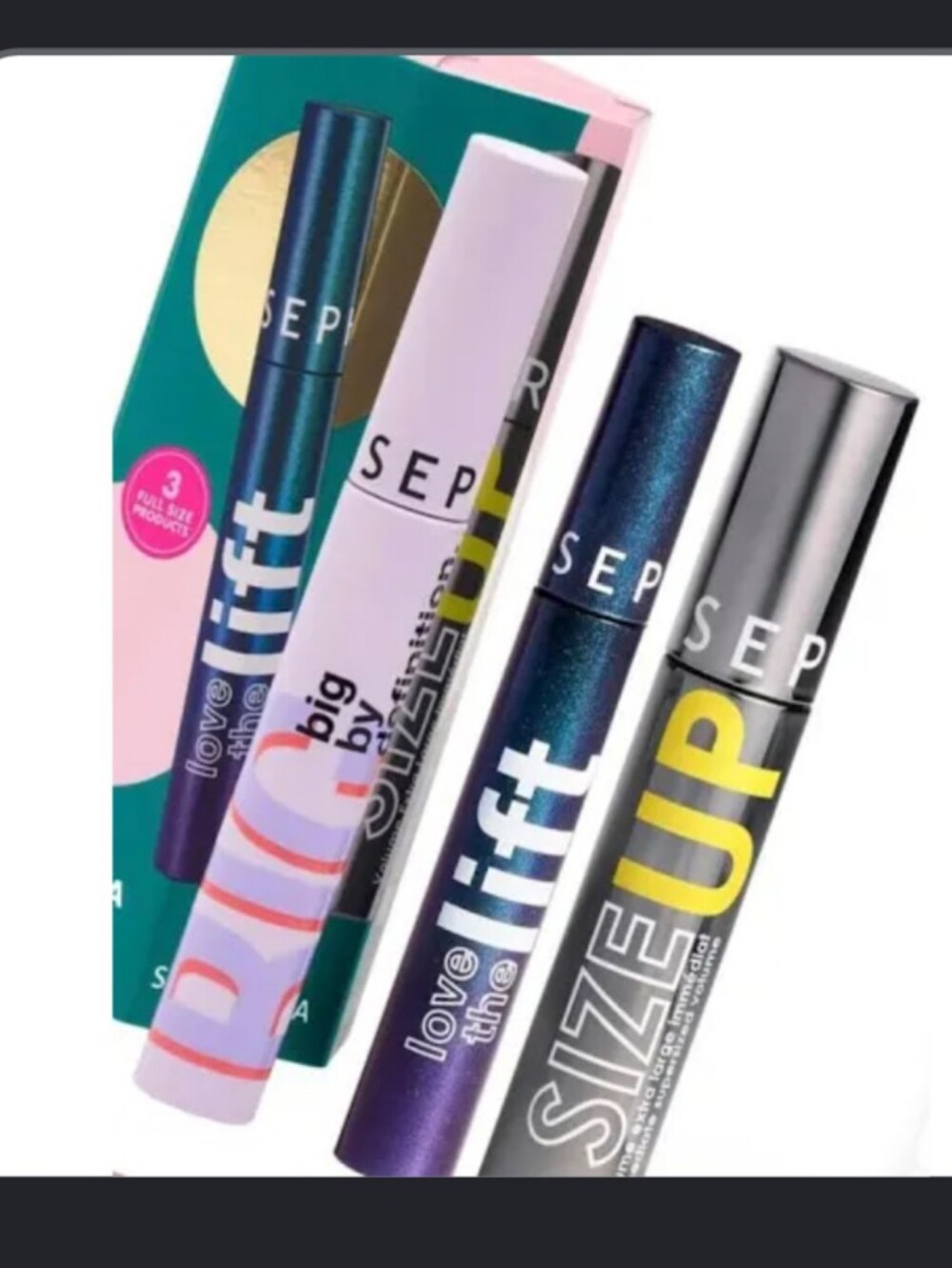 Sephora Limited Edition Mascara Trio Full Size NIB